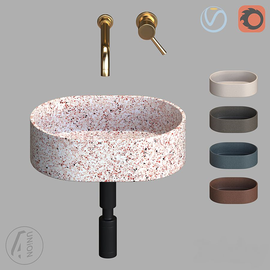 Washbasin terazzo b